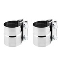 2x 2,25-дюймовый ленточный зажим из нержавеющей стали