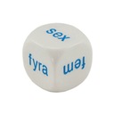 Шведские слова с цифрами от одного до шести, 20-мм штамп d6