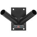 ДВОЙНОЙ НАСТЕННЫЙ ДЕРЖАТЕЛЬ ФЛАГА ФАСАД КРЕПЛЕНИЕ ФАСАДНОГО ФЛАГА 2-РАМНЫЙ