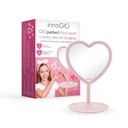 InnoGIO GIOperfect Pink Heart LED косметическое зеркало