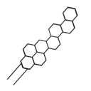 ОПОРА ЛЕСТНИЦЫ ДЛЯ ПЕРГОЛЫ ДЛЯ РАСТЕНИЙ - ЧЕРНАЯ XL 45см