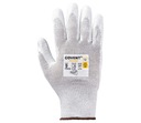 Рабочие перчатки ESD с полиуретановым покрытием.