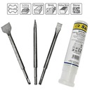 ДОЛОТО С ПЛОСКИМ КОНЦЕМ SDS PLUS ЛОПАТА 250 ММ. 3 шт.