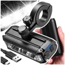 ПЕРЕДНЯЯ ФОНАРЬ ДЛЯ ВЕЛОСИПЕДА НА РУЛЕ СВЕТОДИОДНОЕ ОСВЕЩЕНИЕ USB АККУМУЛЯТОР 900LM