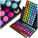 ПАЛИТРА МАКИЯЖА 120 МАТОВЫХ ОТТЕНКОВ ЦВЕТНЫХ ТЕНЕЙ ДЛЯ ВЕК