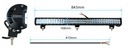 PANEL DIODO LUMINOSO LED HALÓGENO DE DIODO LUMINOSOS BRIDA 216W 14400LM 33' 84CM 12/24V BUS TIR 