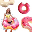 Большое надувное кольцо для пончиков для бассейна с пончиками