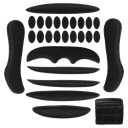 1 KIT BLACK CONTRIBUTION DO HELMET MOPED ELECTRIC ODDYCHAJACE CUSHIONS  photo 5