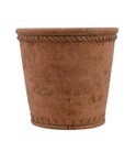 ЦВЕТОЧНЫЙ ВАЗ ТЕРРАКОТОВЫЙ ЦЕМЕНТНЫЙ 19x20 С ДЕКОРАТИВНОЙ КРЫШКОЙ
