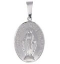 Чудотворная медаль Непорочной Богоматери, серебро 925 пробы
