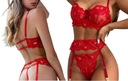 СЕКСУАЛЬНЫЙ ЭРОТИЧЕСКИЙ КОМПЛЕКТ ЖЕНСКОГО КРУЖЕВНОГО БЕЛЬЯ Размер L