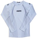 Футболка MANTO Rashguard с длинным рукавом FLOW, белая, размер XL