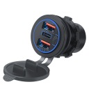 ЗАРЯДНИЙ ПРИСТРІЙ DO АВТОМОБІЛЯ LODZI КЕМПЕР MOTYCYKLA 2X USB & USB-C ГНІЗДО 12V  фото 10