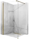 ДУШЕВАЯ СТЕНКА AERO GLASS LIGHT GOLD GLOSS 100 REA