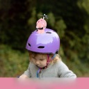 DECOR NA HELMET BICYCLE - ROZOWA, STYLIZED  photo 8