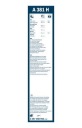 BOSCH ДВІРНИК ДВІРНИКИ AEROTWIN ЗАДНЯ ОДНА 380MM FIAT DOBLO, VIANO,  (16458604161) фото min 8