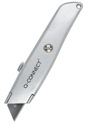 Нож обивочный металлический Q-CONNECT с замком, серый