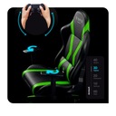 Вращающееся игровое кресло Diablo X-Horn 2.0 Normal Size, черно-зеленое