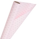 Бумага декоративная упаковочная фольга с цветочным рисунком 7м