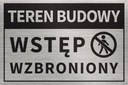 Знак «ЗОНА СТРОИТЕЛЬСТВА ВХОД ЗАПРЕЩЕН», 30х20 см.