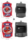 4 чехла для защиты коленей и локтей в виде Человека-паука