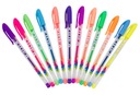 24 гелевых ручки, включая 12 флуоресцентных и 12 блесток KIDEA