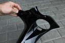 YAMAHA FZ6 04-0R DÉFLECTEUR D'AIR REMPLISSAGE PROTECTION CALOTTE CASQUETTE CÔTÉ COLLECTEUR COMPTEURphoto 10