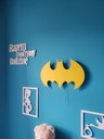 Nočná lampa Batman LED na batérie superhrdina na stenu do detskej izby Pohlavie Nešpecifikované chlapci dievčatá unisex
