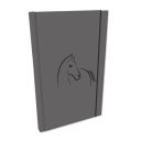 Элегантный блокнот Notebook Sketchbook А5 192 страницы гладкий Soft Touch HORSE
