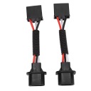 2 PCS POUR H13 ADAPTATEUR MESKI SUR H4 ZENSKI 75 DANS CÂBLE VERS KONWERSJI LYphoto 5