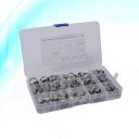 100Pcs Durable Stainless Steel Hose Clips for Air and Fluid Lines фото 9