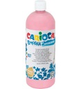 Farba tempera 1000 ml RÓŻOWA Carioca Kolor różowy