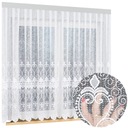 ZASŁONA FIRANA GOTOWA ŻAKARDOWA NA TAŚMIE BEZ PRASOWANIA 400x140