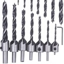 Набор СВЕРЛ по дереву со сверлом-зенкером 7 шт.