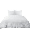 ПОСТЕЛЬНОЕ ПОСТЕЛЬНОЕ ИЗ ХЛОПКА 180x200см 3 ПРЕДМЕТА HOTEL БЕЛОЕ