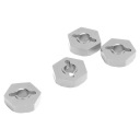 STEPS COLORS ADAPTERS 4 SZT. HEX ZE FOOT ALUMINUM DO TRAXXAS 1/16 RC CAR SILVER  photo 9