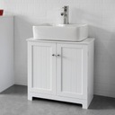 BZR18-W Kúpeľňová skrinka Skrinka pod umývadlo Biely Značka SoBuy