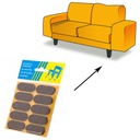 Fencial Packs для мебели 20 шт. Бронзовый эллипс