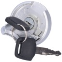 PLUG LOCK TANK GAS KEYS STEEL STAINLESS STEEL UNIVERSAL DO MOTORCYCLE SCOOTER GY6  photo 6
