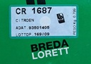 BREDA LORETT NAPÍNAČ ROZVODOVÉHO REMEŇA 93501405 CR1687 PSA Výrobca dielov Breda Lorett