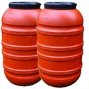 2x БОЧКА БОЧКА ДЛЯ ВОДЫ 220Л