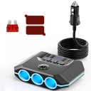 РОЗПОДІЛЮВАЧ АВТО ГНІЗДА ПРИКУРЮВАЧА 12-24V 3X USB 3.0QC USB-C 120W  (17810909902) фото min 13