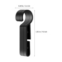 10 VNT HANDLES DO HELMET NA LATARKE CLAMPS PLASTIC BLACK DO INSTALLATION  photo 13