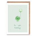 Открытка на день рождения ЭКО конверт