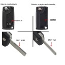 CHÂSSIS CLÉ TÉLÉCOMMANDE PEUGEOT 207 307 308 PARTENAIRE CITROEN C2 C3 BERLINGOphoto 16