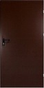 ТЕХНИЧЕСКИЕ НАРУЖНЫЕ ДВЕРИ, КОРИЧНЕВЫЕ 60, правые