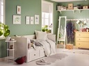 IKEA HEMNES Łóżko rozkładane BIAŁE 2 materace Rodzaj łóżka pojedyncze