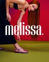 Melissa Dámske Topánky Na Koturne Ružové Trblietky Velvet Wedge Glitter Pink 37 Dĺžka vložky 0 cm