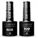 2x лака CLARESA HYBRID BASE + TOP NO WIPE