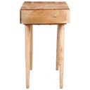 Toaletný stolík so zrkadlom, 112x45x76 cm, masívne drevo akac Farba nábytku orechová